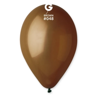Balónek 26cm/10" #048 hnědý 100 ks