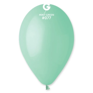 Balónek 26cm/10" #077 zelený mátový 100 ks