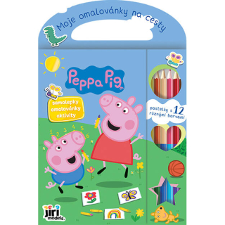 Moje omalovánky na cesty - Prasátko Peppa