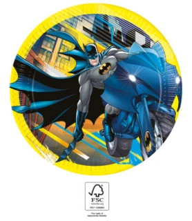 EKO papírové talíře - Batman 23cm/8ks