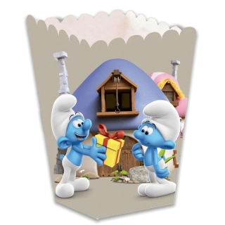 Krabice na popcorn Šmoulové