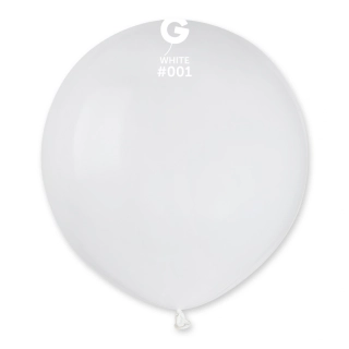 Balónek 48cm/19" #001 bílý