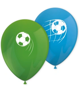 Latexové balónky Fotbal - 8ks 28cm
