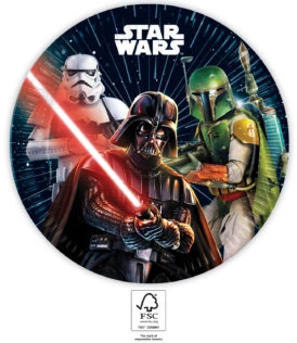 EKO Papírové talíře Star Wars - Galaxie 23cm/8ks