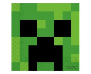 Papírové ubrousky Minecraft Creeper 20 ks