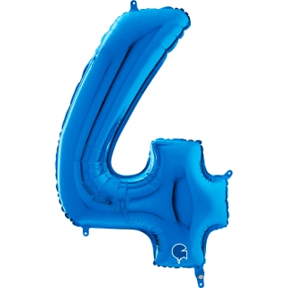 Číslice 4 modrá (66cm,26")
