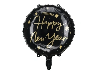 Fóliový balonek kruh Happy New Year