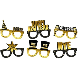 Papírové brýle - Happy New Year
