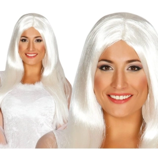 Paruka studená blond dlouhá rovná