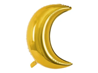 Fóliový balonek Měsíc zlatý 60cm