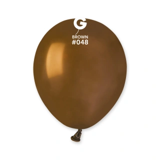 Balónek 13cm/5" #048 hnědý 100ks