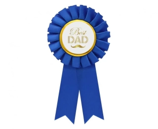 Odznak Best Dad - modrý
