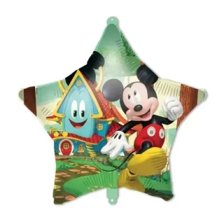 Fóliový balonek hvězda Mickey Mouse - Rock the House