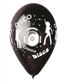Latexový balonek s potiskem Disco