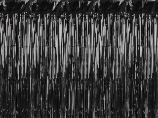 Černý matný party závěs 90 x 240 cm