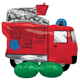 Airloonz fóliový balónek hasičské auto 106 x 88 cm