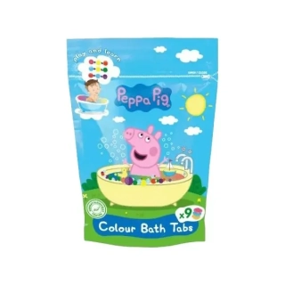 Barvící tablety do koupele Prasátko Peppa 9 ks