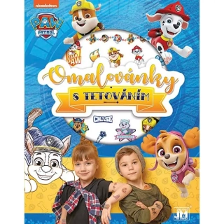 Omalovánky s tetováním Tlapková Patrola