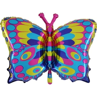 Foliový balonek exotický Motýl 76 cm