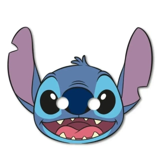 Papírové masky Stitch 6ks
