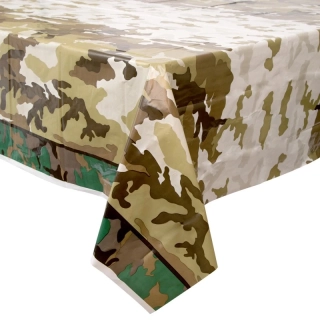 Plastový party ubrus Army 137x213 cm