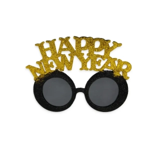 Plastové brýle Happy New Year glitrové