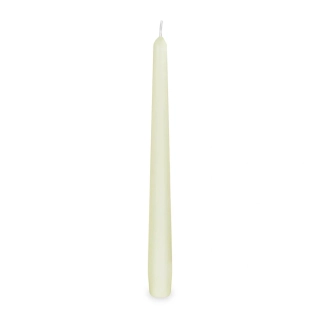 Dlouhá svíčka krémová 24 cm