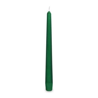 Dlouhá svíčka tmavě zelená 24 cm