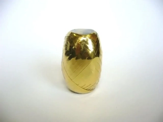 Vázací stuha 5mm x 20m metalická zlatá