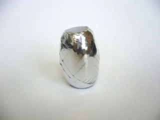 Vázací stuha 5mm x 20m metalická stříbrná