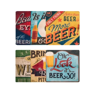 Povlak na polštář 45 x 45 cm - Retro pivo