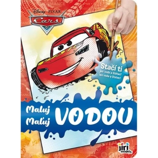 Maluj vodou - omalovánky malé Cars
