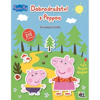 Velká samolepková knížka Dobrodružství s Prasátkem Pepinou