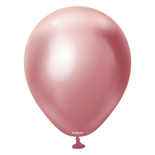 Dekorační chromový balonek světle růžový 30 cm/12"