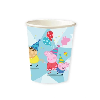 Papírové kelímky Prasátko Peppa Party 8ks