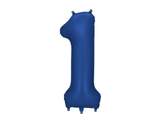 Foliová číslice - námořnická modrá 1 - 86 cm