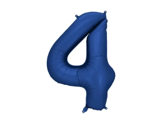 Foliová číslice - námořnická modrá 4 - 86 cm