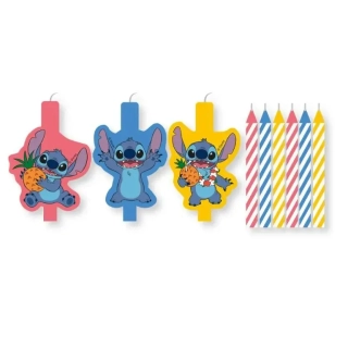 Dortové svíčky Stitch