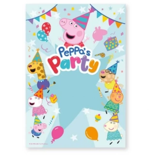Dekorace na zeď Peppa oslava 2 x 1,4 m