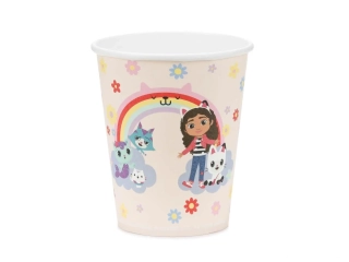 Papírové kelímky Gábinin kouzelný domek 250ml 6ks