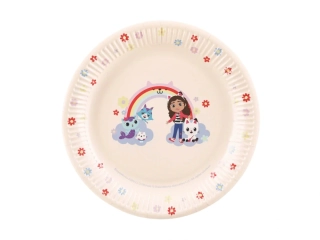 Papírové talíře Gábinin kouzelný domek 23 cm 6 ks