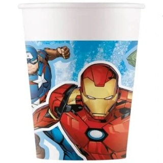 Papírové kelímky Avengers Evergreen 200 ml 8 ks