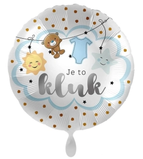 Fóliový balonek Je to kluk CZ 43 cm