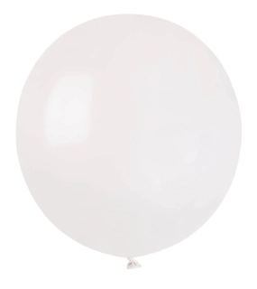 Balónek 48cm/19" #029 bílý 25 ks