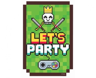 Party pozvánky Game on - 6 ks