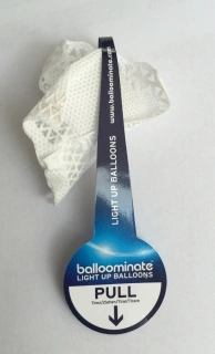 Bílé LED světélko do balonku - 1 ks