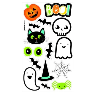Dočasné dětské tetování Halloween 16 ks