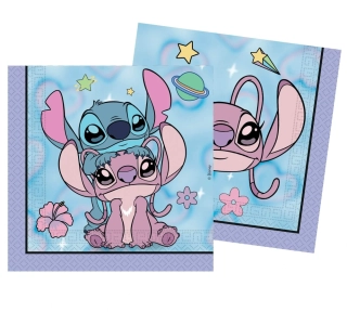 Papírové ubrousky Stitch a Angel 20 ks