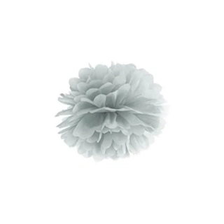 Pom pom stříbrný 25 cm