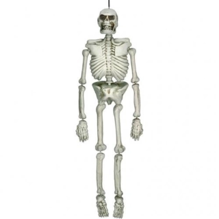Halloweenská dekorace lidská kostra 152 cm